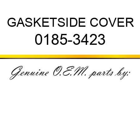 GASKET,SIDE COVER 0185-3423