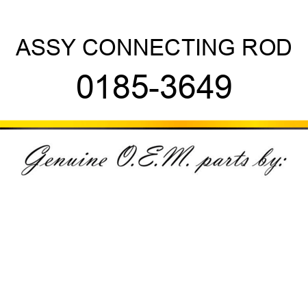 ASSY CONNECTING ROD 0185-3649
