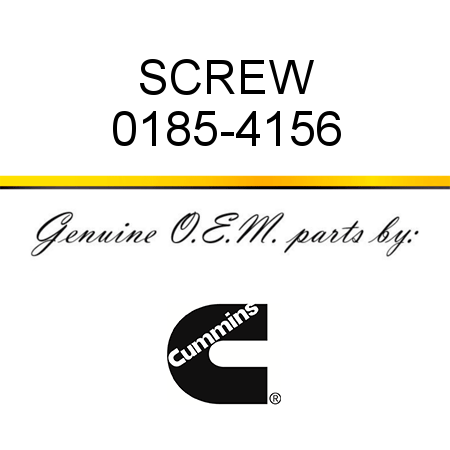 SCREW 0185-4156