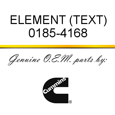 ELEMENT (TEXT) 0185-4168