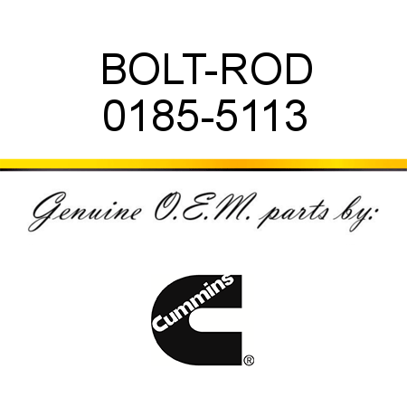 BOLT-ROD 0185-5113