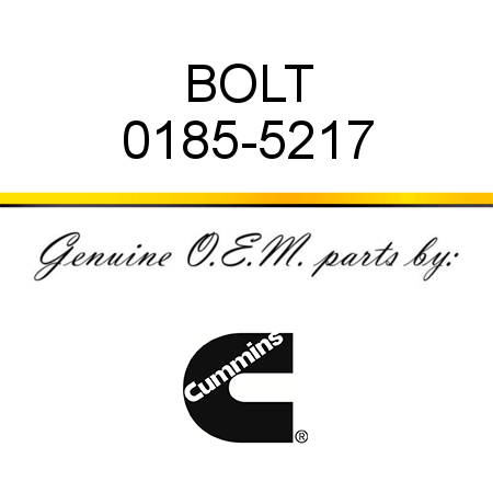 BOLT 0185-5217