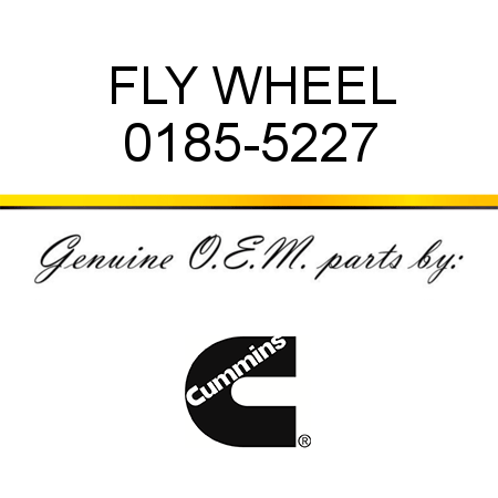 FLY WHEEL 0185-5227