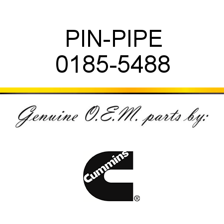 PIN-PIPE 0185-5488