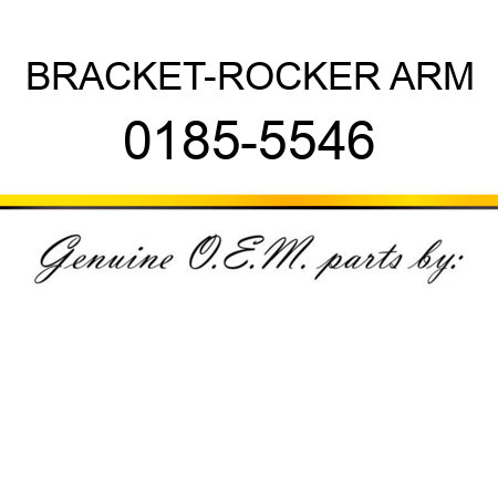 BRACKET-ROCKER ARM 0185-5546