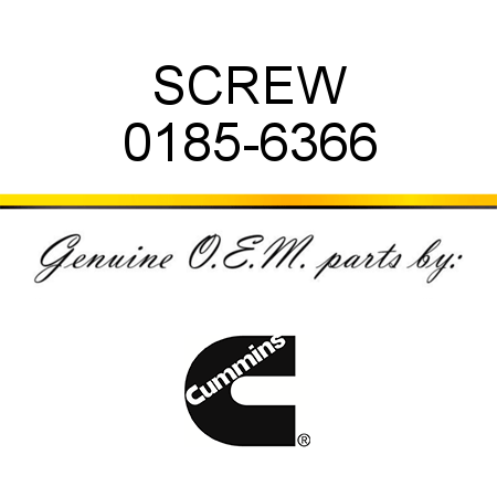 SCREW 0185-6366