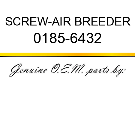 SCREW-AIR BREEDER 0185-6432