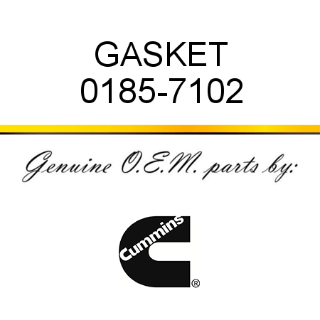 GASKET 0185-7102
