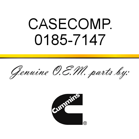 CASE,COMP. 0185-7147