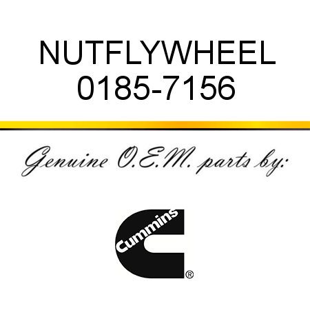 NUT,FLYWHEEL 0185-7156