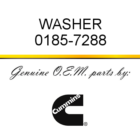 WASHER 0185-7288