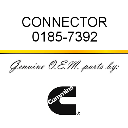 CONNECTOR 0185-7392