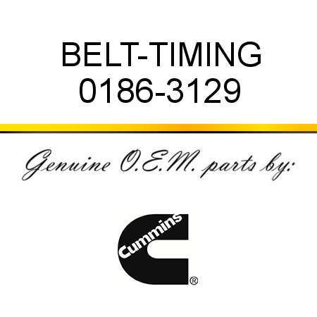 BELT-TIMING 0186-3129