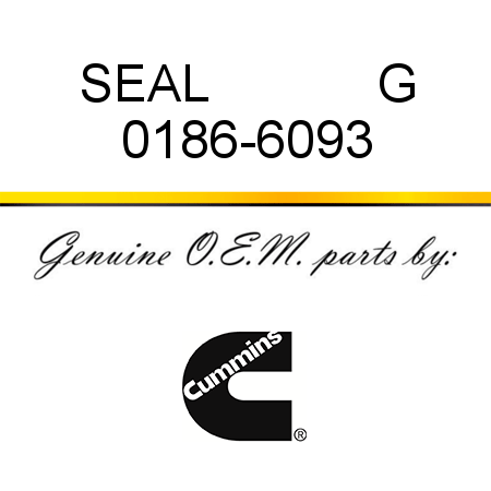 SEAL            G 0186-6093
