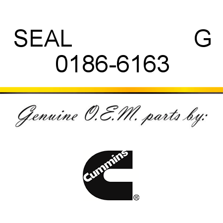 SEAL                   G 0186-6163