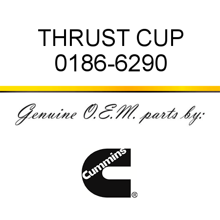 THRUST CUP 0186-6290