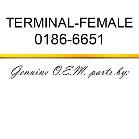 TERMINAL-FEMALE 0186-6651