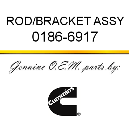 ROD/BRACKET ASSY 0186-6917