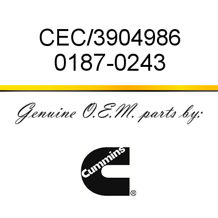 CEC/3904986 0187-0243