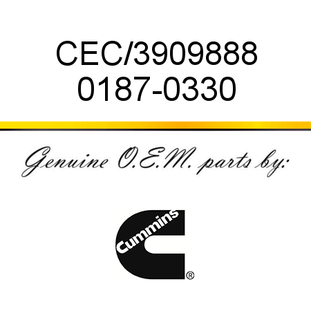 CEC/3909888 0187-0330