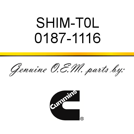 SHIM-T0L 0187-1116
