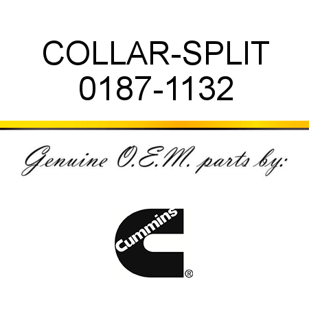 COLLAR-SPLIT 0187-1132