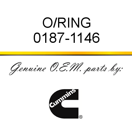 O/RING 0187-1146