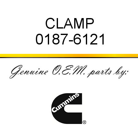 CLAMP 0187-6121