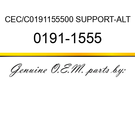 CEC/C0191155500 SUPPORT-ALT 0191-1555