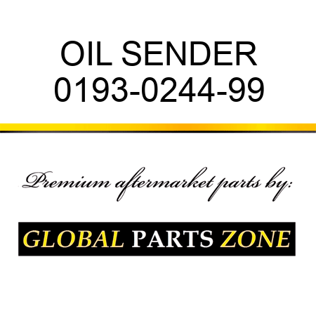 OIL SENDER 0193-0244-99