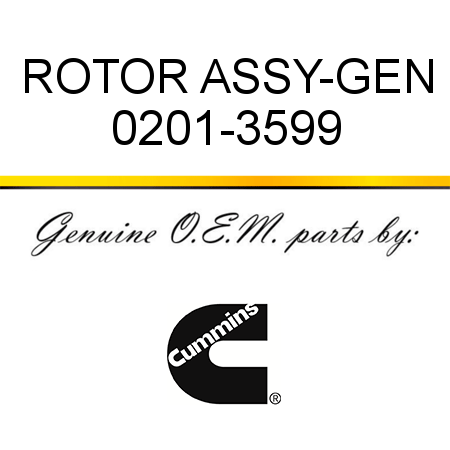 ROTOR ASSY-GEN 0201-3599