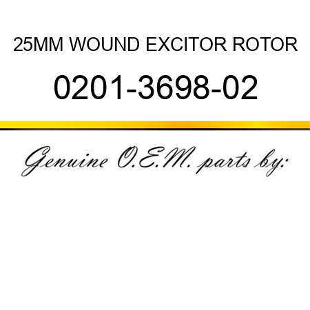 25MM WOUND EXCITOR ROTOR 0201-3698-02