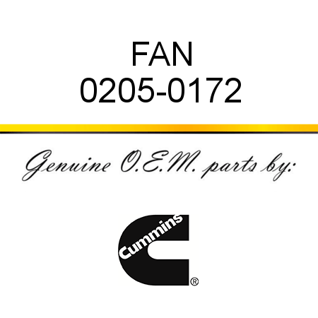 FAN 0205-0172