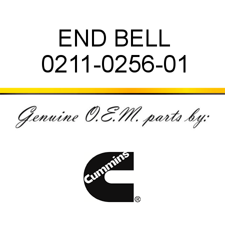 END BELL 0211-0256-01