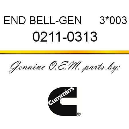 END BELL-GEN      3*003 0211-0313