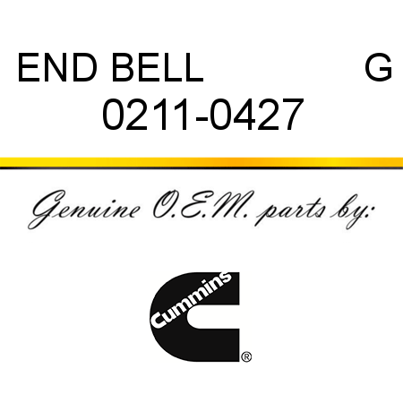 END BELL               G 0211-0427