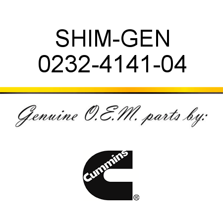 SHIM-GEN 0232-4141-04