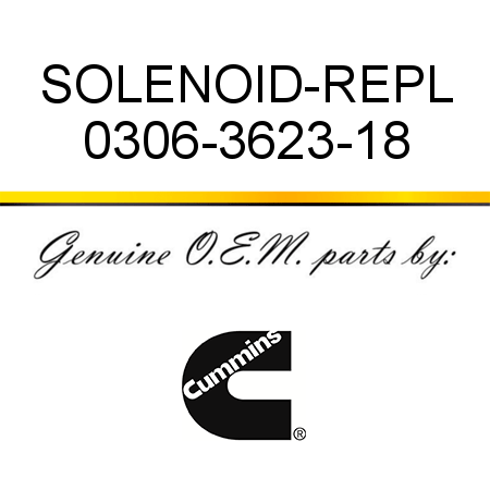 SOLENOID-REPL 0306-3623-18