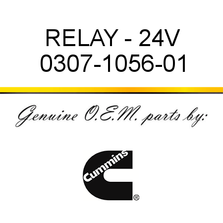 RELAY - 24V 0307-1056-01