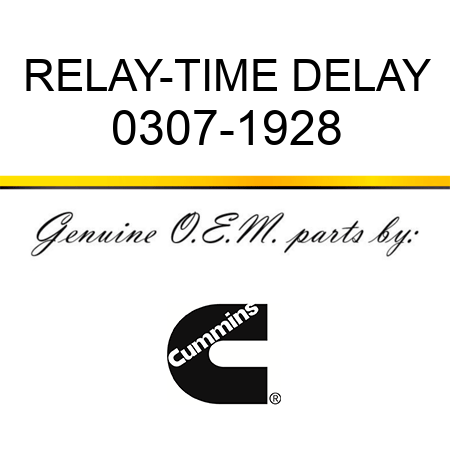 RELAY-TIME DELAY 0307-1928