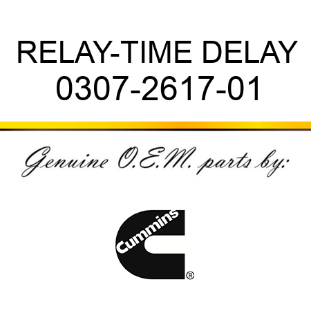 RELAY-TIME DELAY 0307-2617-01