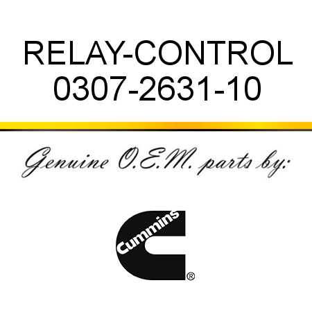 RELAY-CONTROL 0307-2631-10