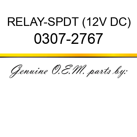 RELAY-SPDT (12V DC) 0307-2767