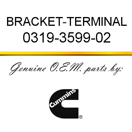 BRACKET-TERMINAL 0319-3599-02