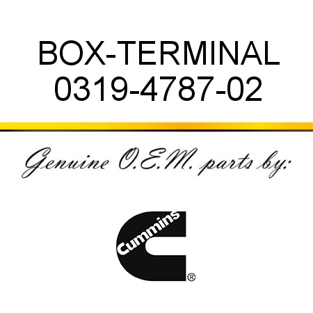 BOX-TERMINAL 0319-4787-02