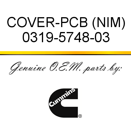 COVER-PCB (NIM) 0319-5748-03