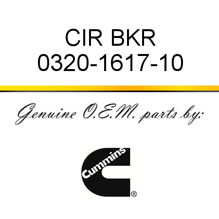 CIR BKR 0320-1617-10