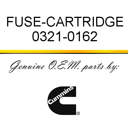 FUSE-CARTRIDGE 0321-0162