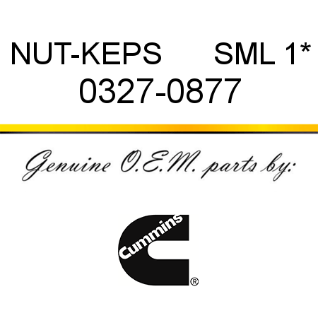 NUT-KEPS      SML 1* 0327-0877