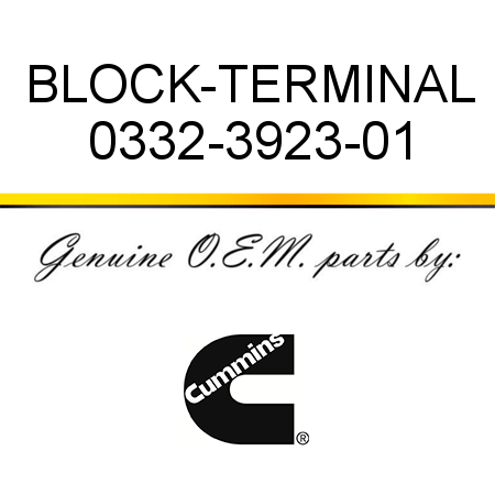 BLOCK-TERMINAL 0332-3923-01